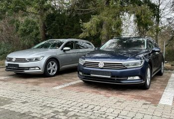 Vozidla Volkswagen na parkovišti