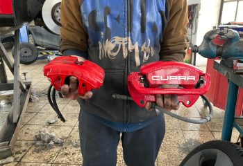 Výměna brzd značky cupra